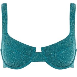 Vetchy Lurex Thread Bikini Top & Bottom- medium top, small bottom